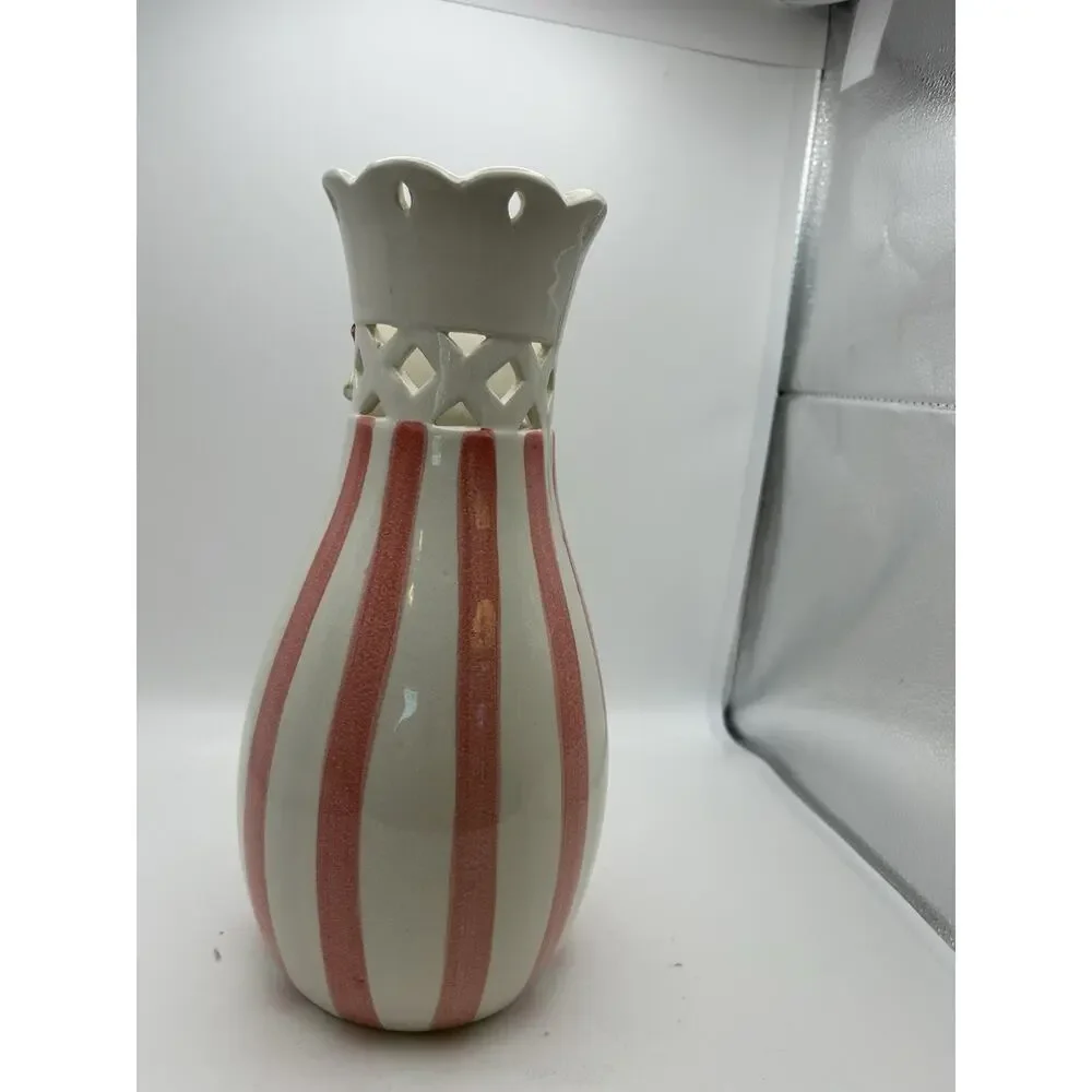 Hand Painted Vase Vintage 1970- 1990